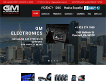 Tablet Screenshot of gmelectronics.com